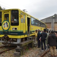 ムーミン列車運行終了　鉄道ファンら別れ惜しむ　いすみ鉄道・大多喜駅でイベント