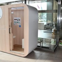 子連れ来庁者用に箱型授乳室を設置　野田市役所