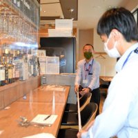 感染防止「認証」第１号に　千葉市の飲食店　県職員らが対策チェック