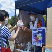 地元産品でシロップ　小湊鉄道養老渓谷駅前にかき氷店