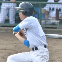 千葉聾・筑波大付聴特連合－八千代松陰　３回表八千代松陰１死三塁、藤田が中前適時打を放つ
