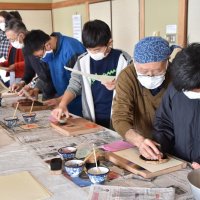 多色刷りの奥深さ学ぶ　職人招き浮世絵版画体験　鋸南