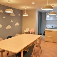 子育て世帯の利用を想定し、新たに改修した集会所