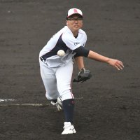 中央学院大─敬愛大　２失点で完投した敬愛大の荒野
