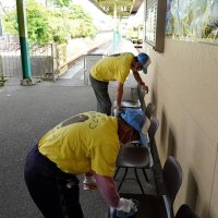 大原駅清掃お礼に旅を　いすみ鉄道　障害者施設利用者、貸し切り列車楽しむ