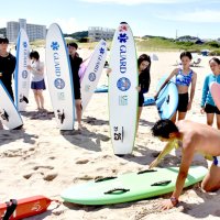 御宿中「命の海洋教育」総仕上げ　知識生かし海を満喫