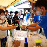 日本酒「アフス」飲み比べ堪能　木戸泉酒造とＪＲコラボイベント　いすみ
