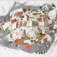 殿様４人に村一つ　平川町の村絵図を読む　【みるよむ　千葉市の今むかし】（１）