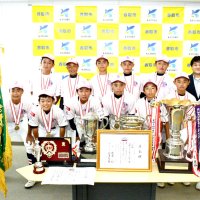 香取ピグレッツポニーＪｒ　全国Ｖ喜び報告　中学硬式野球　「一人一人が主役に」
