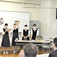 老舗のネット販売お助け　手拭いセット考案し初出品　市船橋高生