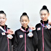 船橋の中学生メダル報告　新体操アジアＪｒ．で躍動