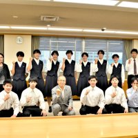 市船旋風、全国制覇を報告　高校総体、体操と陸上部
