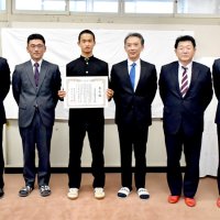 千葉県高野連、県船橋を表彰　センバツ２１世紀枠の推薦校