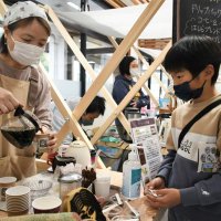 ようかんにコーヒーいかが　成田・米屋　参道活性化へイベント