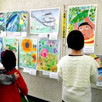 児童の感性 作品に　大多喜で図画コンクール