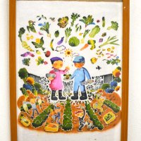 成田空港近くで営農する農家を描いた作品
