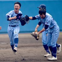 幕張総合・石田、土壇場スーパー捕球　【春季千葉県高校野球　地区予選】