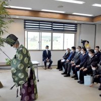 ４年ぶり祈願式、安全運航誓う　銚子イルカクジラ観察船　ＧＷ観光客増も期待