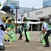 魅力ある街へ１１００人協力　幕張新都心で一斉清掃