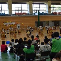 障害者ら１５０人熱戦　八街で恒例運動会、和太鼓も初登場