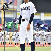 夢舞台へ第一歩　高校野球の輝き戻す　選手宣誓　柏陵・今井主将　第１０５回全国高校野球選手権　千葉大会　第１日
