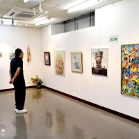 核なき世界へ思いはせ　６日まで　パネル、アートで訴え　四街道　【戦後７８年】