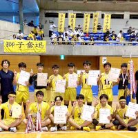 小中台（男子）、翔凜（女子）優勝　バレーボール　中学総体