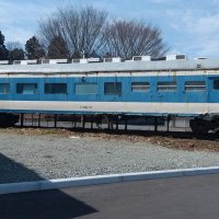 いすみ市内への移設を予定する５８３系電車食堂車「サシ５８１形」（梅原さん提供）