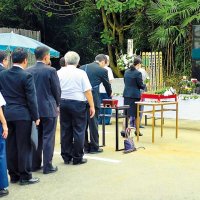 福田村事件から１００年　節目の日に鎮魂の祈り　野田で慰霊式　交流会に野田市と柏市の職員も参加