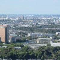 かつて下総国の国府があり、現在は大学、病院、スポーツ施設などが広がる国府台地区
