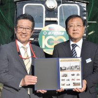 銚子電鉄、歴代の車両ズラリ　１００周年切手、地元郵便局やネットで販売　１０枚１組、小型機関車デキ３の勇姿も