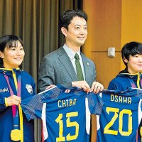 アジア大会を連覇　ジェフレディース千葉玲海菜・大沢春花選手、快挙に貢献　まもなく開幕ＷＥリーグへ意気込み