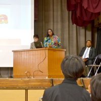 日本との共通点紹介　白井・南山中　ガーナ大使が講演