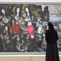 洋画家鳰川誠一を再発見　初公開６０点独創画法も　茂原で企画展