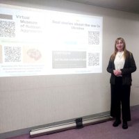 「ウクライナに関心を」　市原に避難、イリーナさん講演