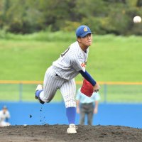 緩急自在の横手投げ　臼井夕馬投手　【聖地を駆ける　中央学院の頂戦】