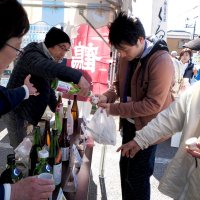 商店街巡り飲み比べ　君津「久留里新酒まつり」