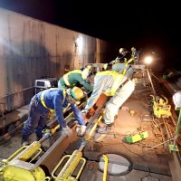 北総鉄道　夜間レール交換見学ツアー　１０日から先着順　線路の切り替え体験も