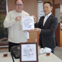 初期Ｊリーグのスター　アルシンドさん流山訪問　スポーツ通じ地域貢献を　友人の縁からなじみの街に