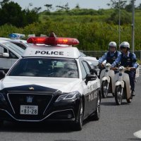 海水浴客の安全守れ　東金署が出動式