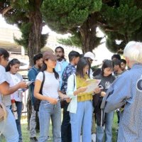 地域祭礼で防犯講話　安全確保と融和図る　外国人留学生へ習志野署