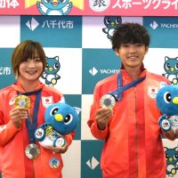 パリ五輪の金、銀たたえ　八千代市内パレード　１１月９日、祝賀会も　角田選手（柔道）、安楽選手（スポーツクライミング）　