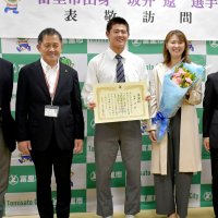 プロ入りの夢へ抱負　甲子園準Ｖ　Ｕ－１８代表　富里出身・坂井投手