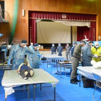 大津波想定、遺体取り扱い確認　検視や引き渡し、実践的に　１１０人参加し訓練　いすみ