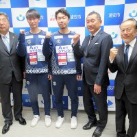 悔しさ糧に上位へ奮起　ブリオベッカ浦安　市長に昨季結果報告　チーム名「市川」加え始動