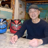 「中山ニンジャー」をプロデュースしている山岡さん＝船橋市