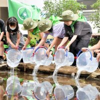 西深井小ビオトープ再生　森の保全、成長願い式典　流山