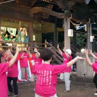 復活音頭や雅楽披露　野里区住民踊りの輪　袖ケ浦