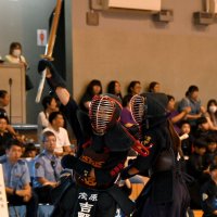 子どもたち試合白熱　ウルフ・アロン選手激励　千葉県警少年柔道・剣道大会