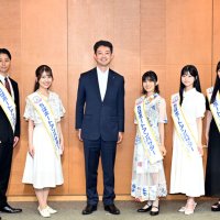 ５人の個性で魅力発信　ポートアンバサダー　熊谷知事エール